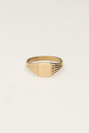Bague rectangulaire Vintage My Jewellery femme