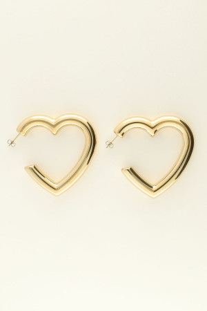 Maxi créoles coeur My Jewellery femme