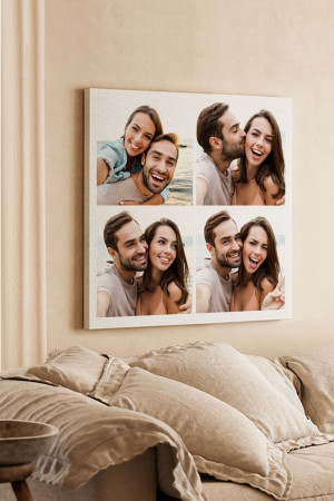 Πίνακας σε Καμβά με 4 Φωτογραφίες, Gallery Collage