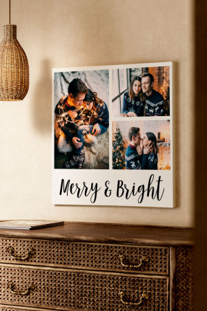 Πίνακας σε Καμβά, Merry and Bright