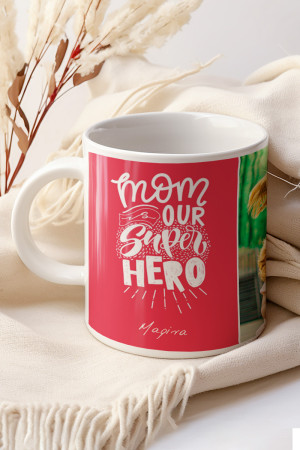 Κούπα Προσωποποιημένη, Δώρο για Μητέρα, Hero Mom