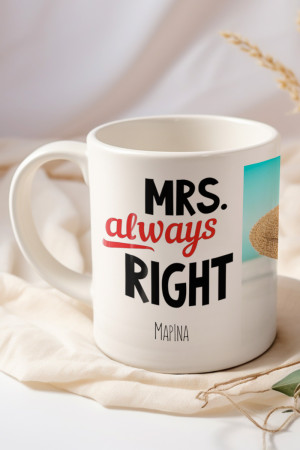 Κούπα Προσωποποιημένη, Mrs Always Right