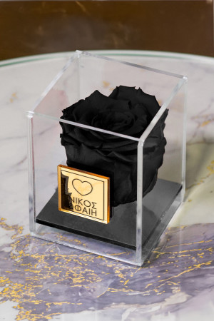 Παντοτινά Τριαντάφυλλα σε Μαύρο Χρώμα, Forever Rose Black