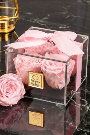 Παντοτινά Τριαντάφυλλα σε Ροζ Χρώμα, Forever Roses Love Pink