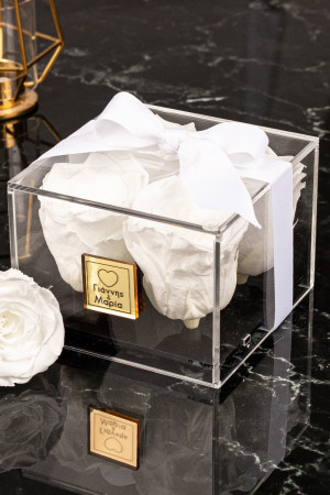 Παντοτινά Τριαντάφυλλα σε Λευκό Χρώμα, Forever Rose Love