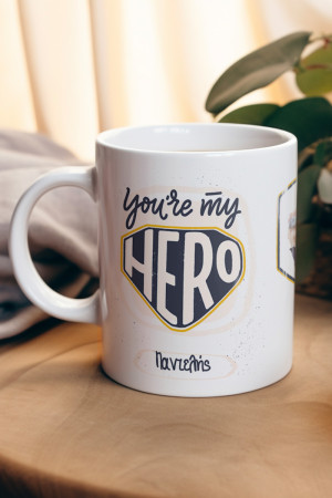 Κούπα Προσωποποιημένη, Δώρο για Μπαμπά, Dad You Are My Hero
