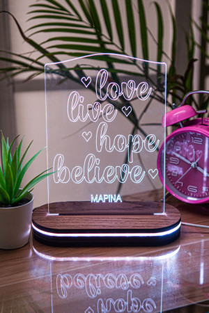 Love Live Hope, Φωτιστικό