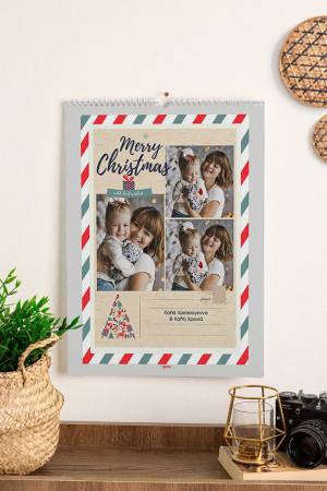Ημερολόγιο Τοίχου ή Επιτραπέζιο 2027, Christmas Postcard