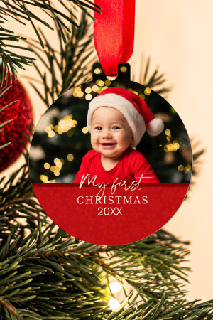 Christmas Baby, Στολίδι Δέντρου με Φωτογραφία