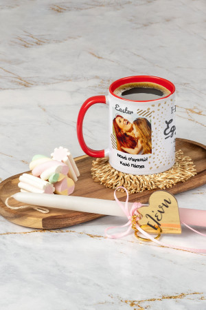 Προσωποποιημένη Κούπα με Λαμπάδα, Eggstra Day Candle