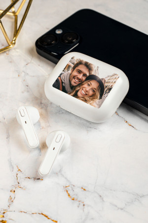 Earbud Bluetooth Handsfree Ακουστικά με Θήκη Φόρτισης & Σχέδιο Full Photo