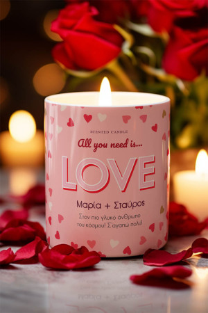 Αρωματικό Κερί, Χειροποίητο με Άρωμα Vanilla Cream, Need Love