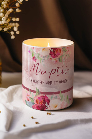 Αρωματικό Κερί, Χειροποίητο με Άρωμα Vanilla Cream, Our Roses