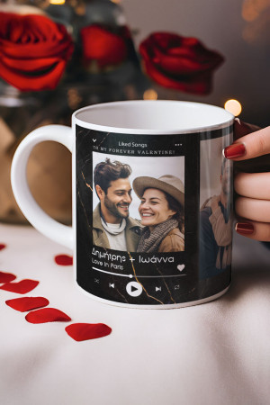Κούπα Προσωποποιημένη με Σχέδιο Love Songs