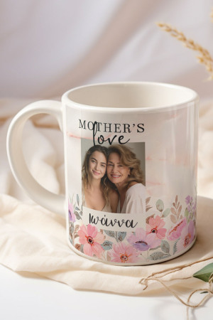 Κούπα Προσωποποιημένη, Δώρο για Μητέρα, Floral Love