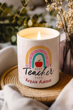 Αρωματικό Κερί, Χειροποίητο με Άρωμα Vanilla Cream, Apple Class