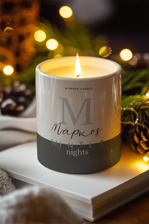 Αρωματικό Κερί, Χειροποίητο με Άρωμα Vanilla Cream, Nights