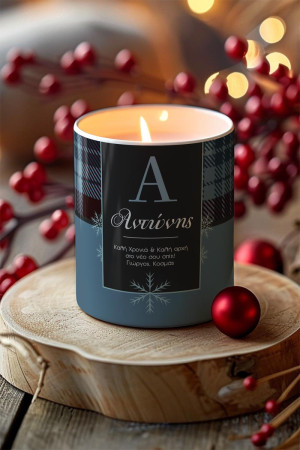Αρωματικό Κερί, Χειροποίητο με Άρωμα Vanilla Cream, Snowflake