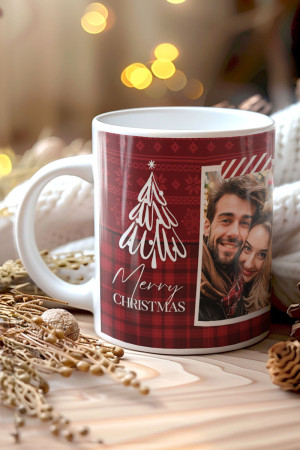 Κούπα Χριστουγεννιάτικη με Αφιέρωση, Holly Jolly