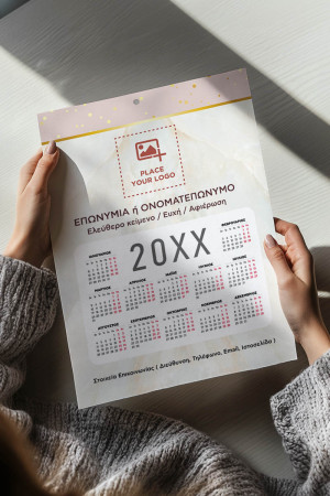 Προσωποποιημένο Ετήσιο Ημερολόγιο 2026 για Επιχειρήσεις
