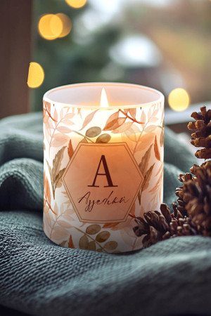 Χειροποίητο Αρωματικό Κερί Vanilla Cream, Προσωποποιημένο Δώρο