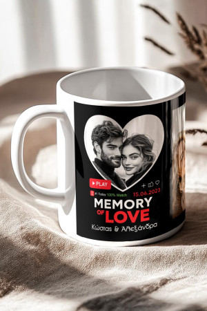 Κούπα Με Φωτογραφίες, Δώρο για Ζευγάρια, Memory Of Love