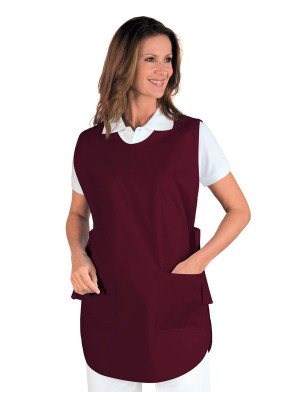 Isacco Tablier Médicale Poncho Bordeaux