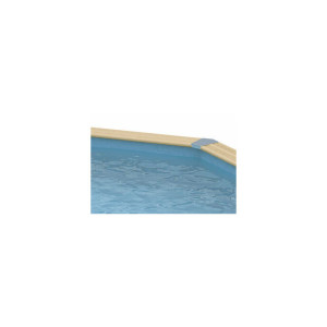 Liner piscine Ubbink 300  x  300 cm x H.126 cm - Bleu