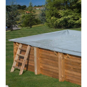 GRE Bâche hiver piscine Sunbay Carra 300 x 300 cm