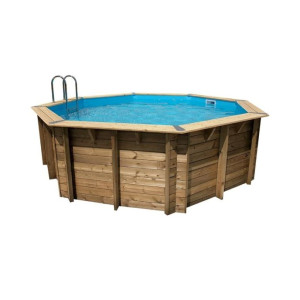 Piscine Ubbink bois Océa - Ø 510 x H 120 cm (Filtre à sable) -