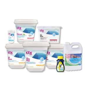 CTX Pack traitement piscine 3 mois - Filtre à cartouche