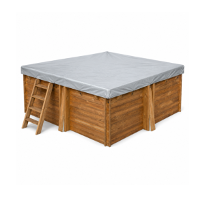 GRE Bâche hiver piscine Sunbay Carra 300 x 300 cm