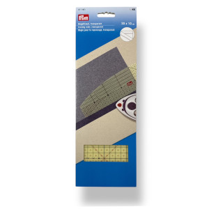 PRYM Bügellineal transparent 10cm x 30cm