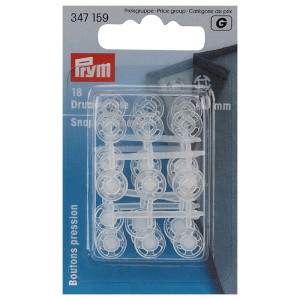 PRYM Annäh-Druckknöpfe KST 10 mm transparent