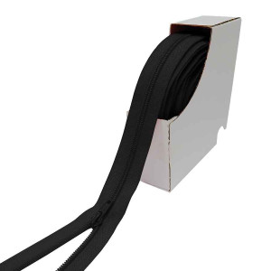 YKK 5mm - Polster und Taschen endlos Reißverschluss dicke Kette 580 - schwarz