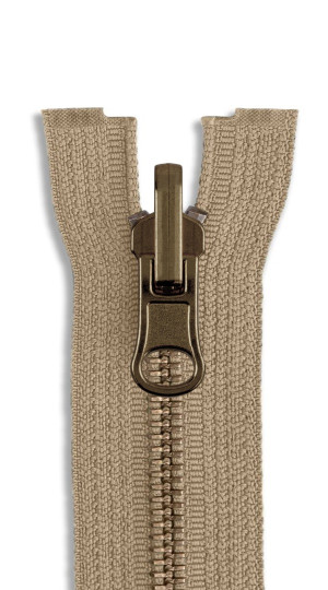 SPEZIAL Extra Stark Metall Motorrad WENDE - Reißverschluss teilbar 573 - beige