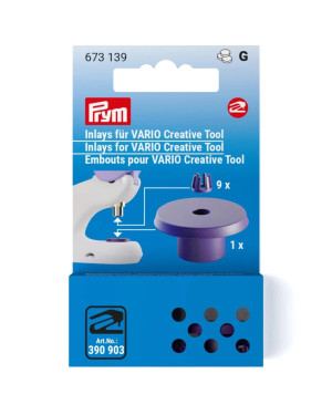 PRYM Inlays für VARIO Creative Tool Druckknopf-Presse