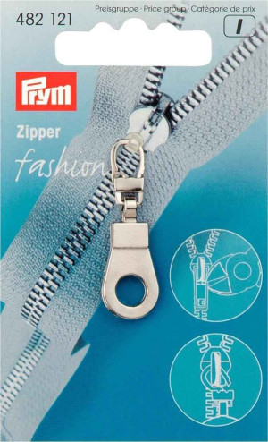 PRYM Fashion-Zipper Öse silberfarbig