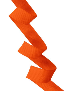 Farbiges Gummiband Standard 20mm Meterware 849 - orange
