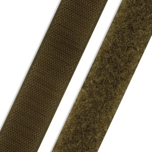 Klettband & Flauschband 20mm zum Annähen verschiedene Farben 078 - dunkelolive
