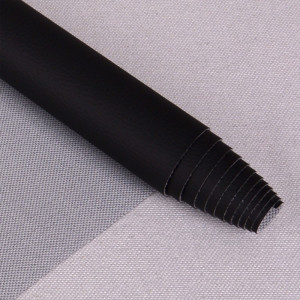 Kunstleder Stoff Zuschnitt 50 x 140 cm für kreative Näh- und Bastelprojekte 580 - schwarz