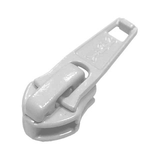 5C DA Reißverschluss Schieber 5mm 501 - weiss