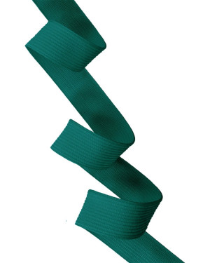 Farbiges Gummiband Standard 20mm Meterware 020 - türkisblau