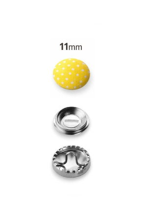 100 Überziehbare Knöpfe in verschiedenen Größen 11mm - 38mm 11mm