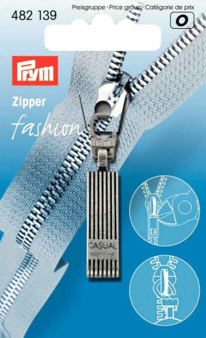 PRYM Fashion-Zipper Casual altsilber