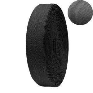 50m Rolle Baumwoll Nahtband 10mm 15mm 20mm 30mm 40mm schwarz weiss Köperband 580 - schwarz | 30mm