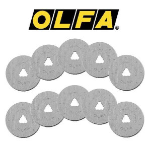 OLFA 10 Ersatzklingen für Rollschneider 45mm