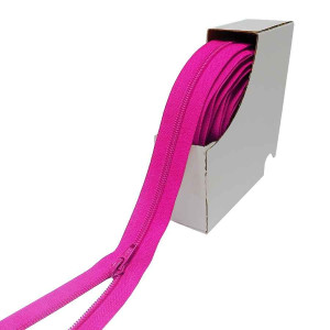 YKK 5mm - Polster und Taschen endlos Reißverschluss dicke Kette 817 - dunkelpink