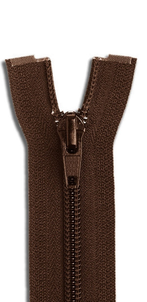 YKK Kunststoff Perlon Reißverschluss 18cm 570 - braun