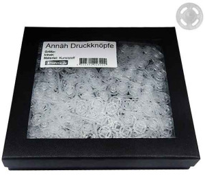 Kunststoff Annäh Druckknöpfe Multipack 15mm - 300St.